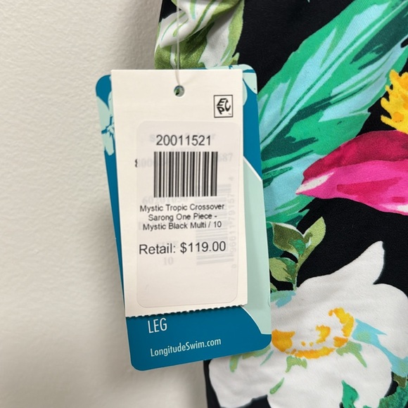 NEW ShapeSolver One Piece Swimsuit Floral US 10 - Picture 3 of 4